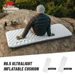 Matelas gonflable NATUREHIKE - Ultra léger et chaud, valeur R de 6,5
